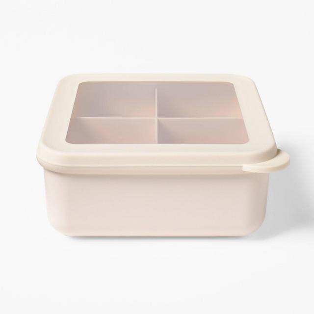 Small Snack Bento Food Storage Container Cream - Figmint™