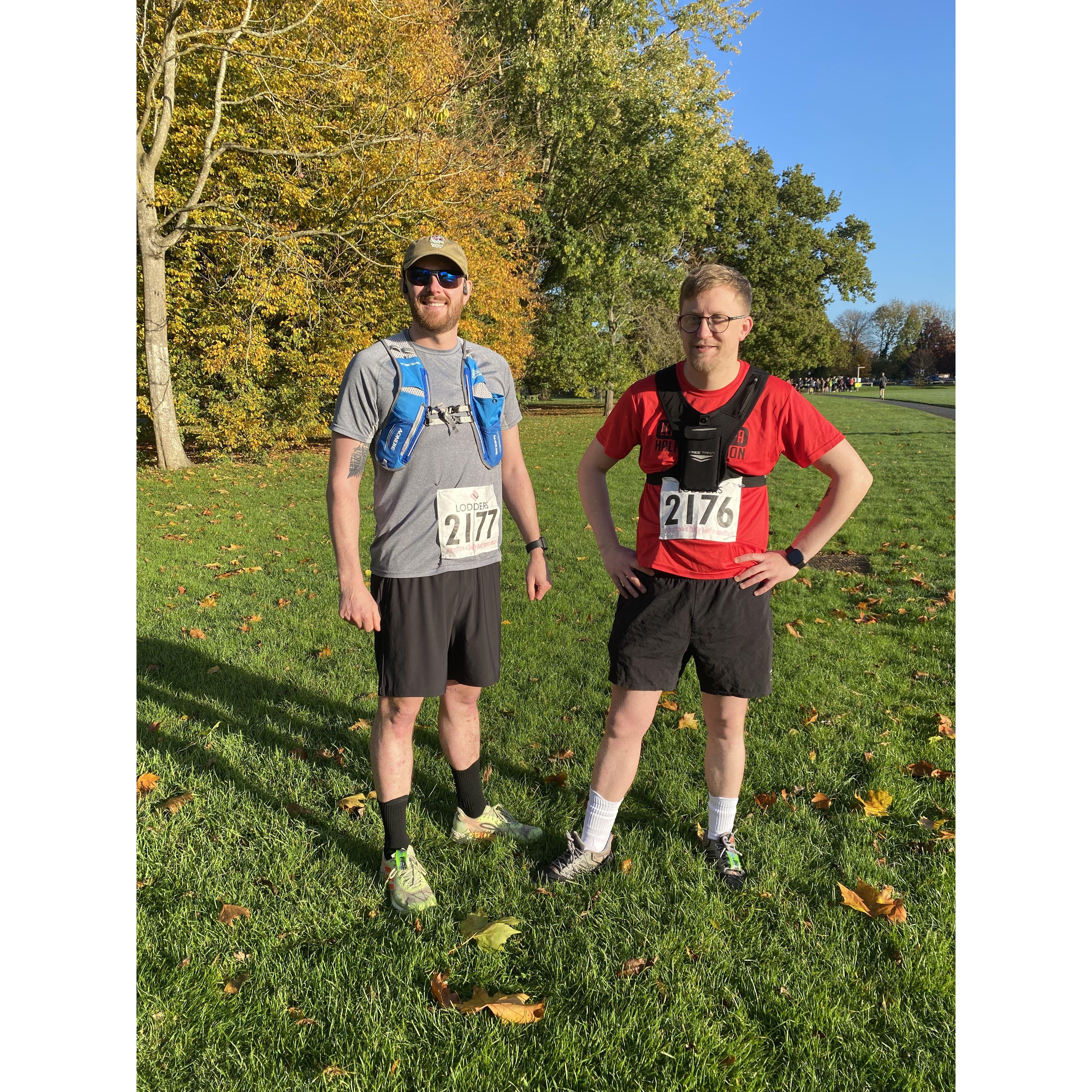 Only one of us threw up soon after…