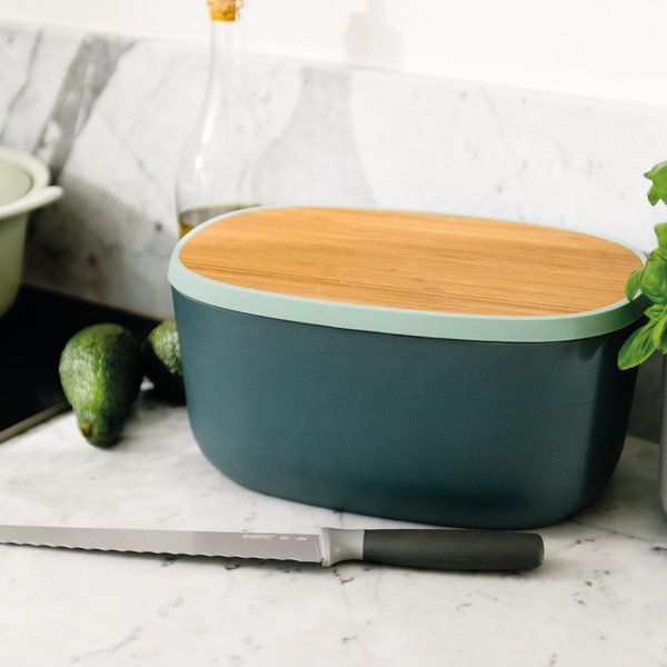 Bamboo Bread Box With Cutting Board - Thumbnail 5