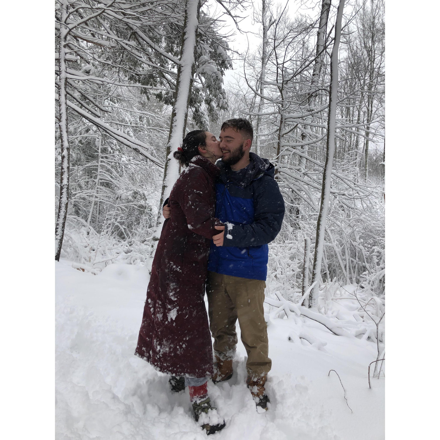 Fun in the snow at Gordon!