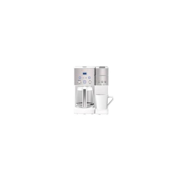 Cuisinart Coffee Center 12-Cup Coffeemaker and Single-Serve Brewer - White - SS-15WP1