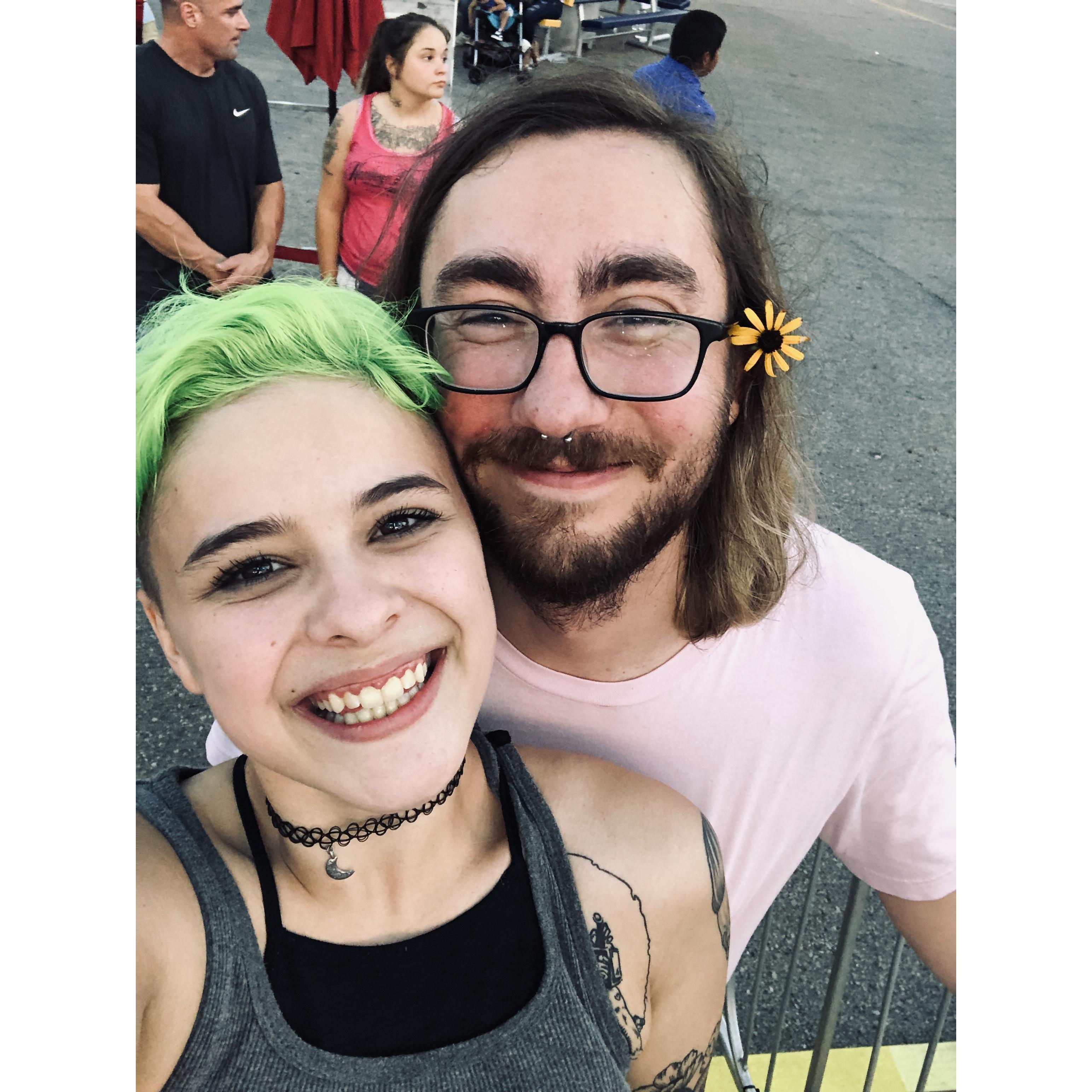 the day Gavin met Sky's family at the fair and Sky knew they loved Gavin.