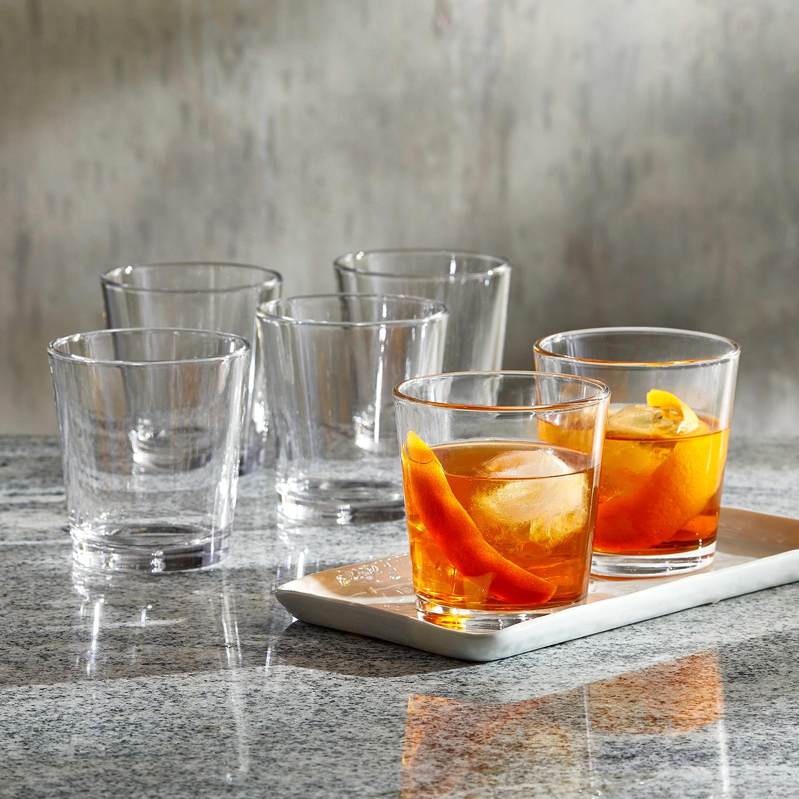 Libbey Geo Double Old Fashioned Glass