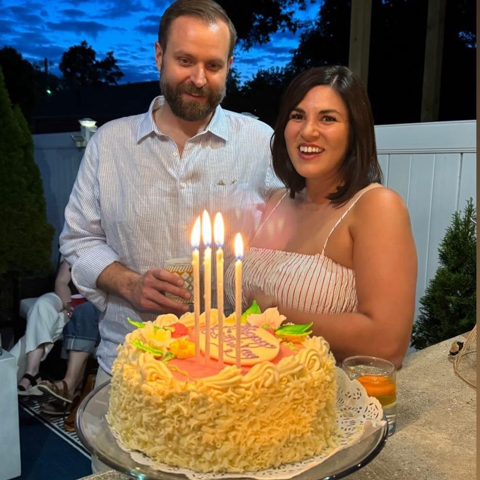 Happy Birthdays to us! We are only two weeks apart. This year we were lucky enough to celebrate with all of our friends together.