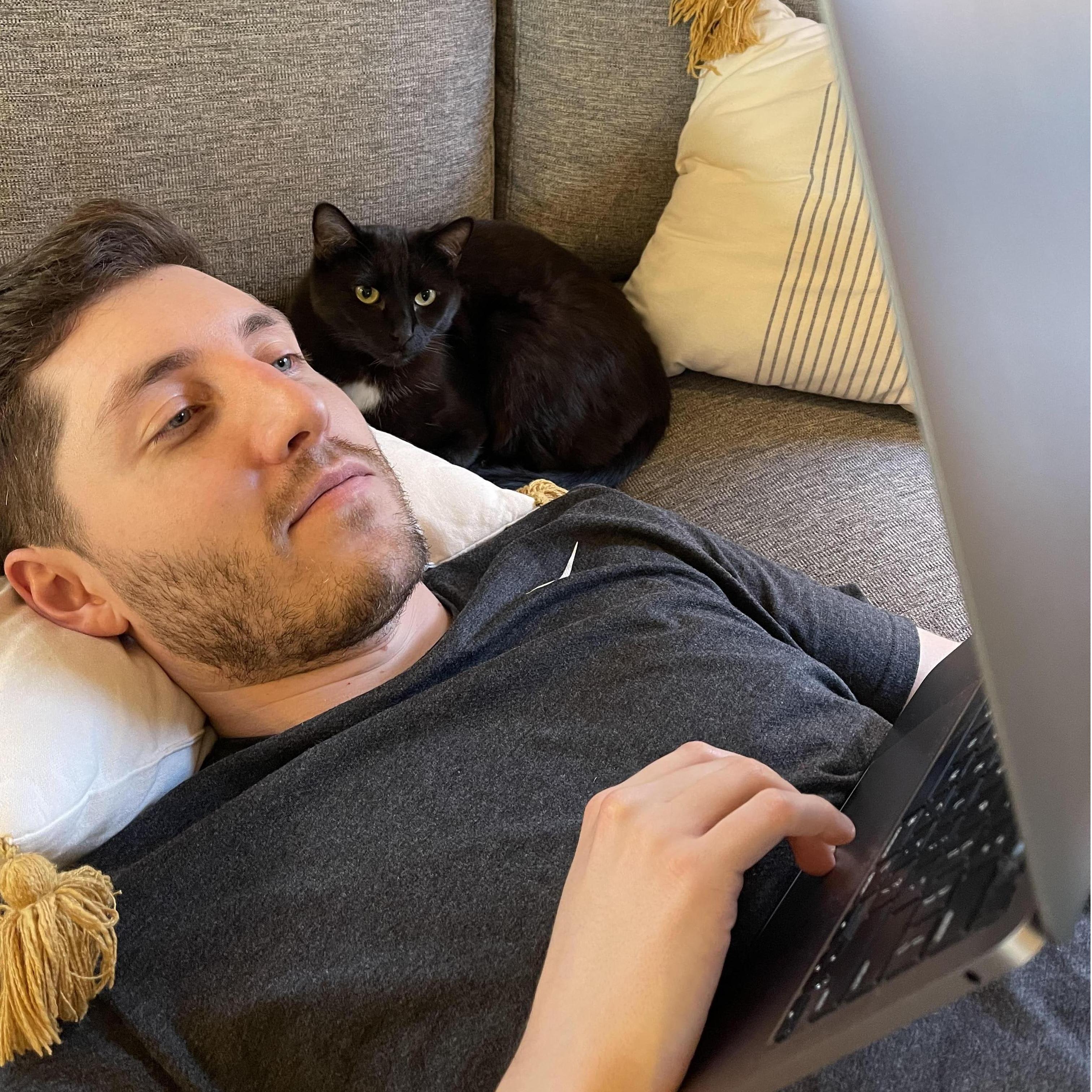 Jason and our baby, Bella.