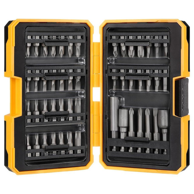 TGFTGF 49PCS Screwdriver Bit Set, S2 Steel Magnetic Nut Driver Bit Set, includes Hex, SQ, Tamper Proof Torx Security Bit Set, PH, SL, and PZ Bit, with 1/4” Hex Drill Bit Extension, Upgraded Version