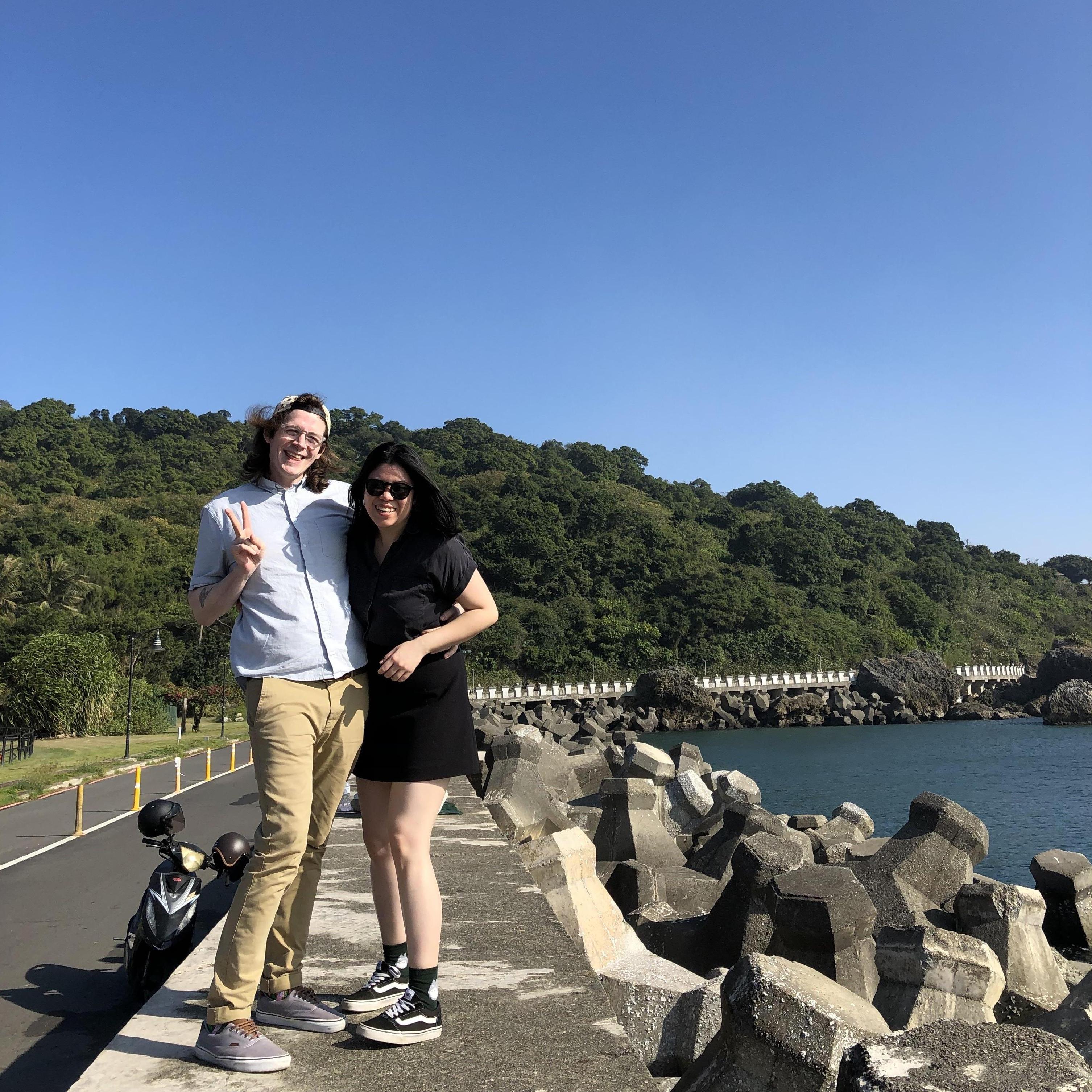Visting Madeline's university in Kaohsiung, Taiwan (January, 2020)