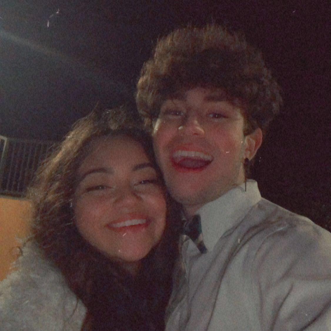 Our first picture as a couple!