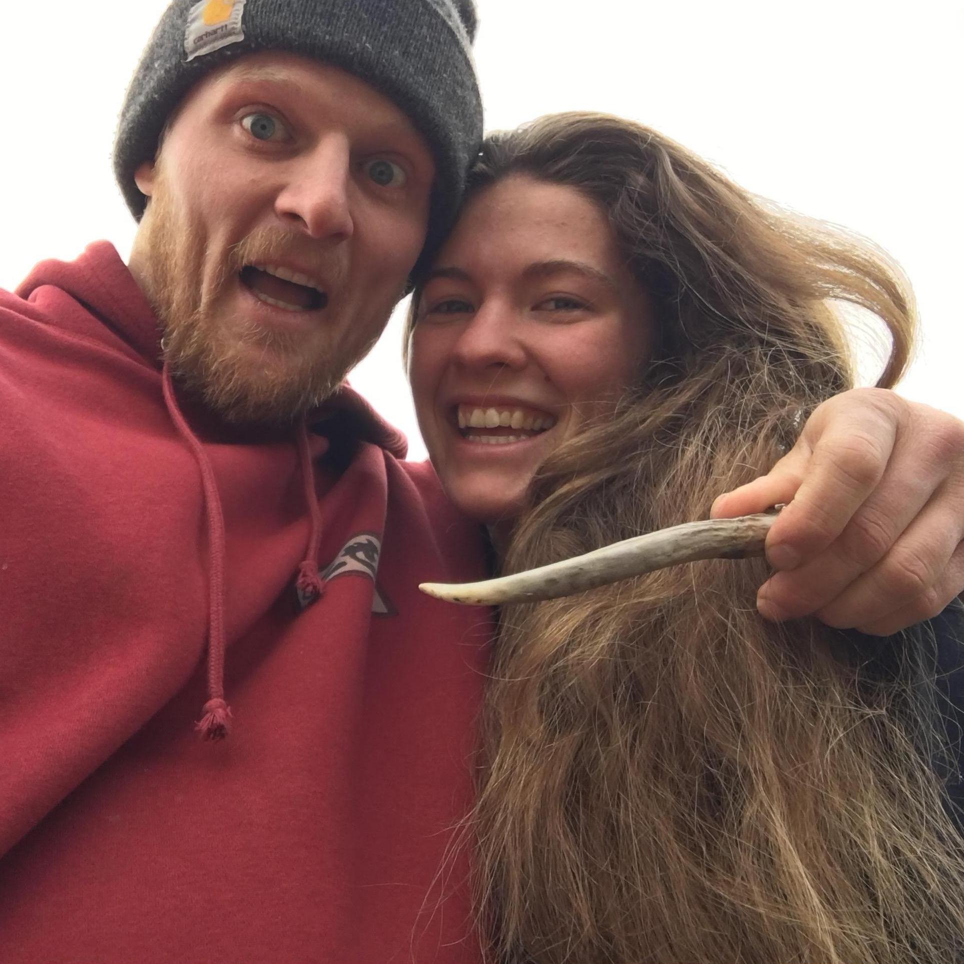 Shed hunting trophy
