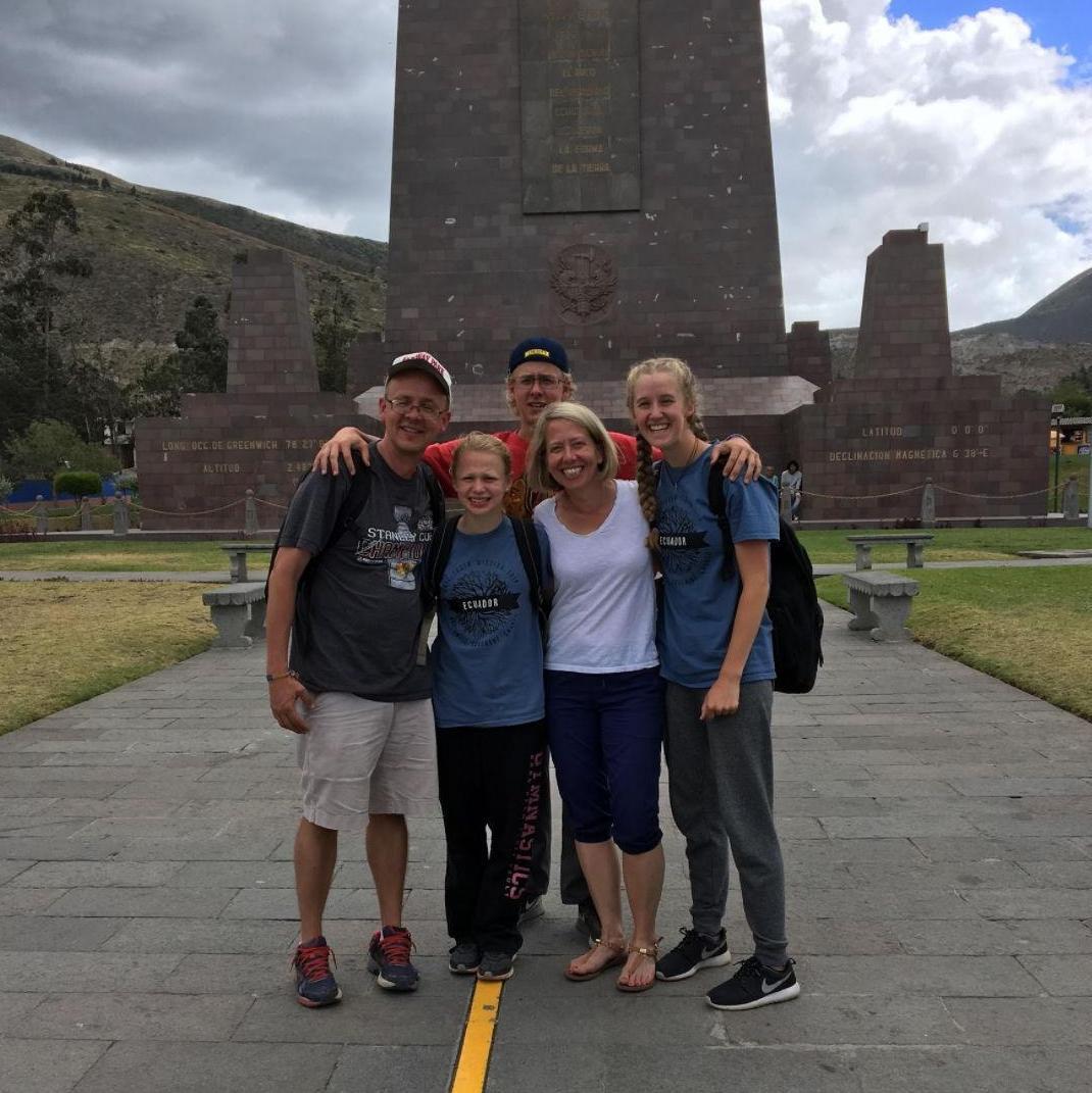 first family trip together to Ecuador, 2 years before we started dating...