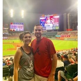 The day Luke made Corrine an Atlanta Braves Fan. The best birthday gift Luke could've asked for! July 19, 2019.