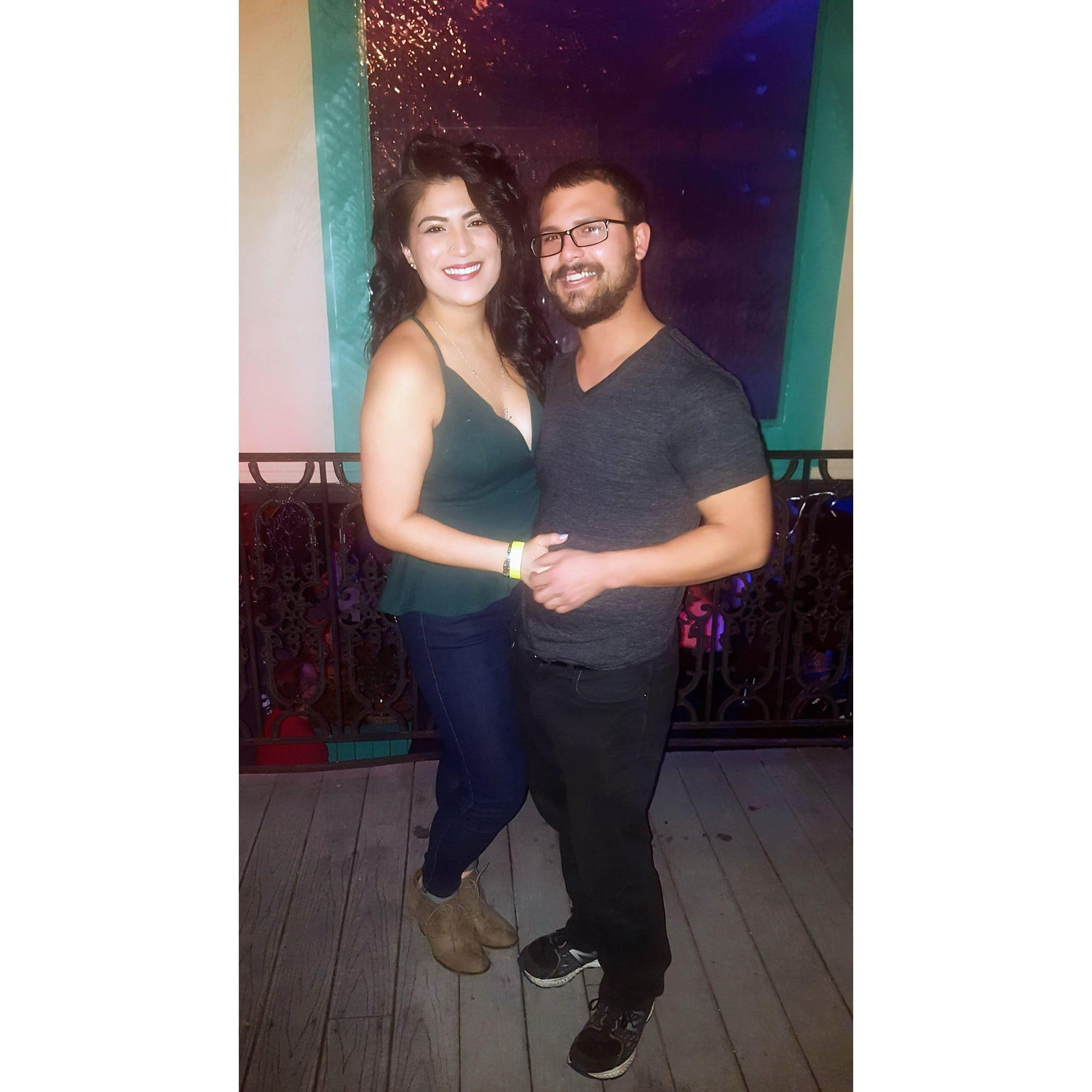Celebrated Adri's 25th birthday where our love story began!