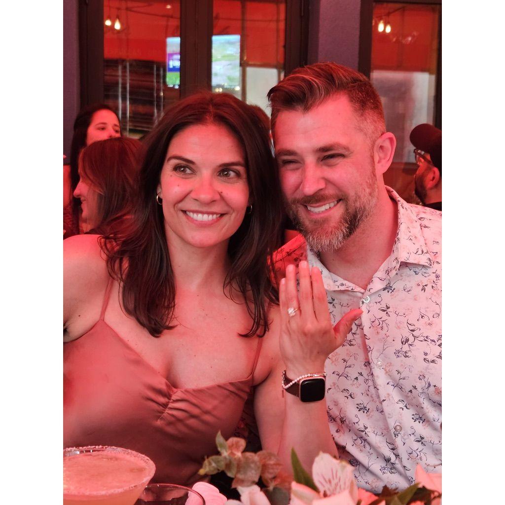 May 30, 2025: Cam proposed to Laura. It was the easiest question of her life!