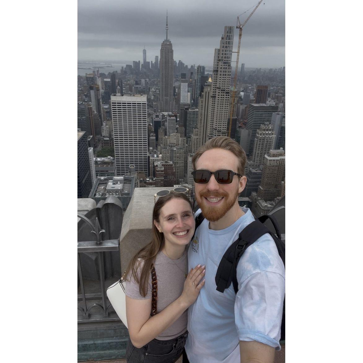Top of the Rockefeller building, NYC 2025