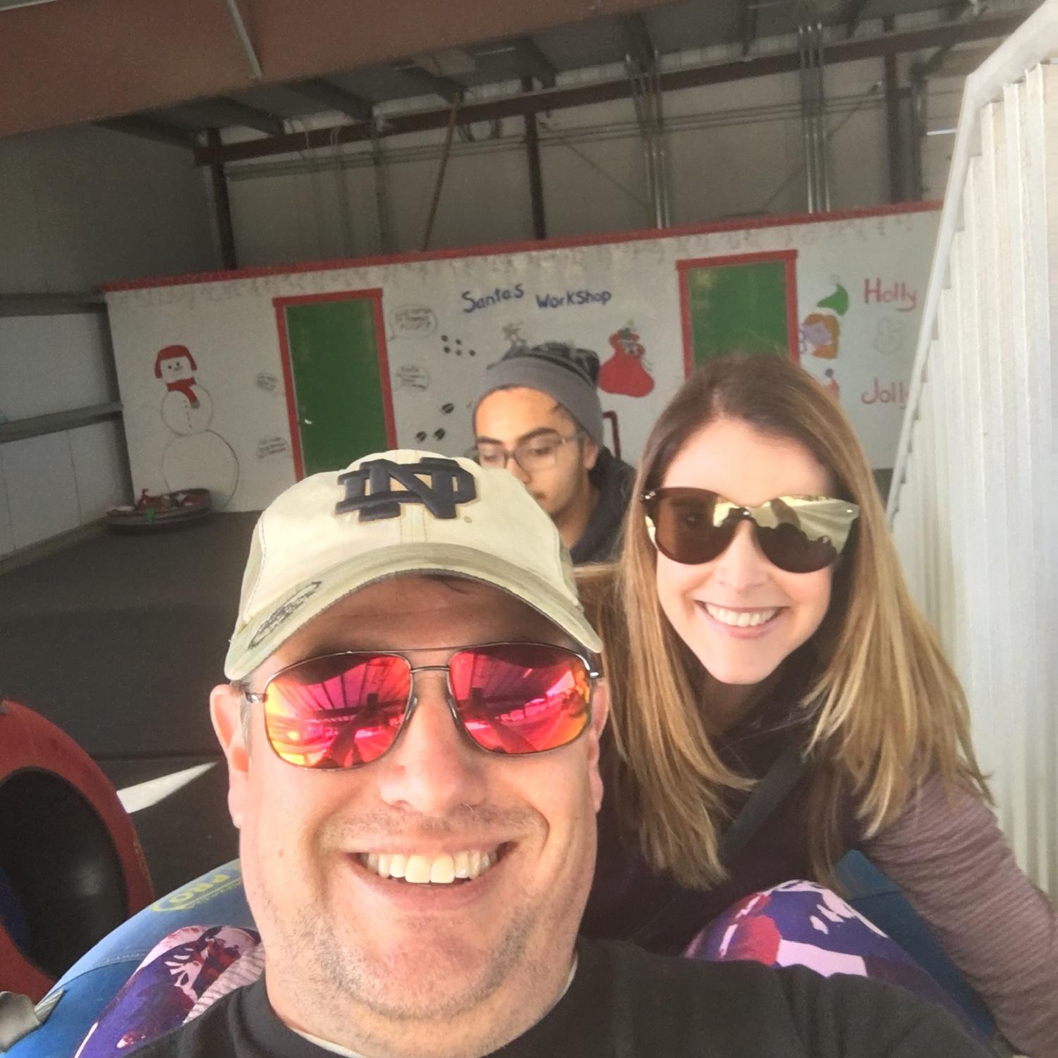 Sledding in Lathrop, Dec 2019