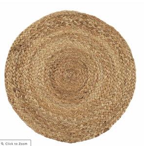 Round Braided Jute Placemat