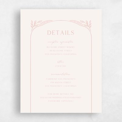 Dusty Peach, Pink Wedding Enclosure - Caleania