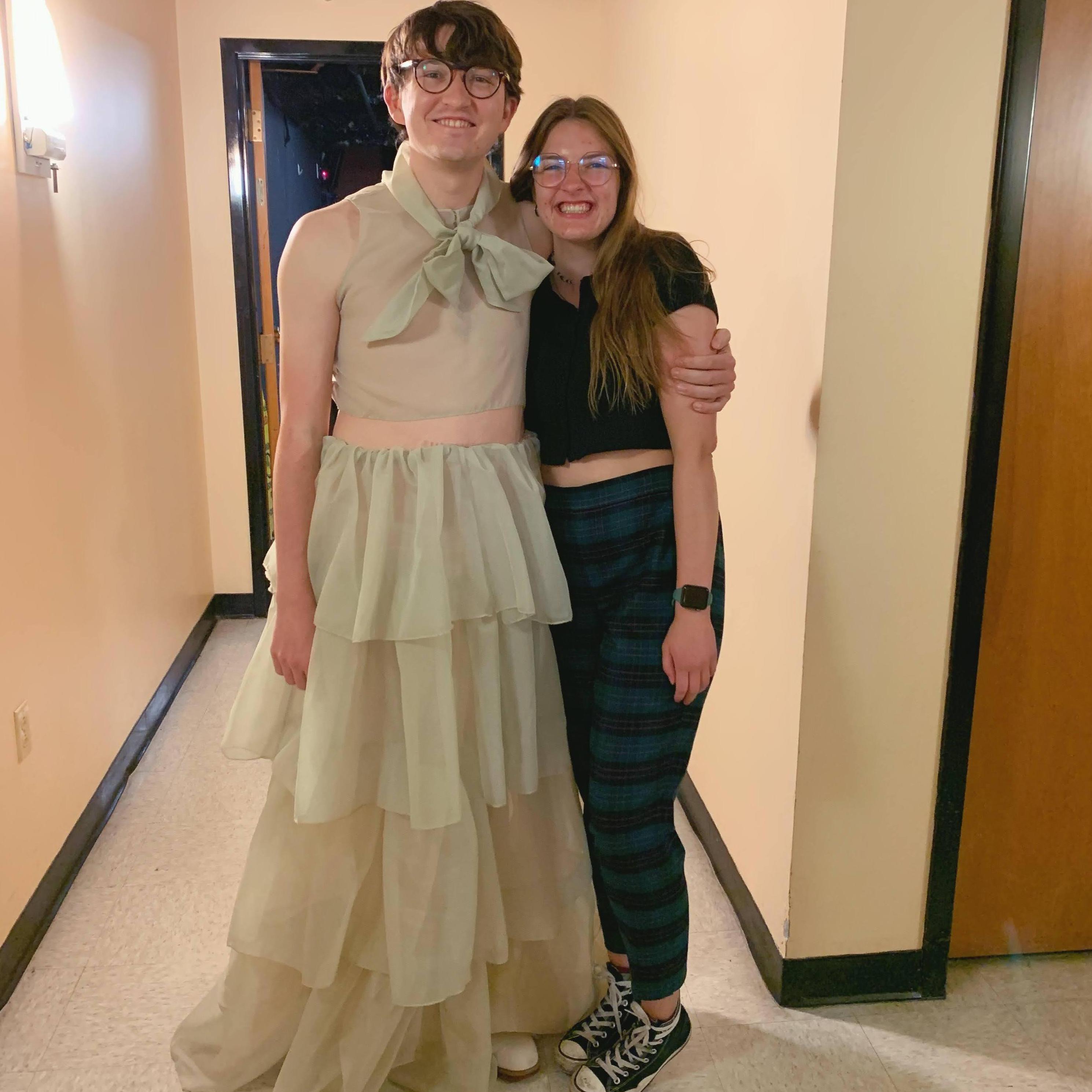Caleb got the opportunity to model for Katie's fashion show, and it was so cool!