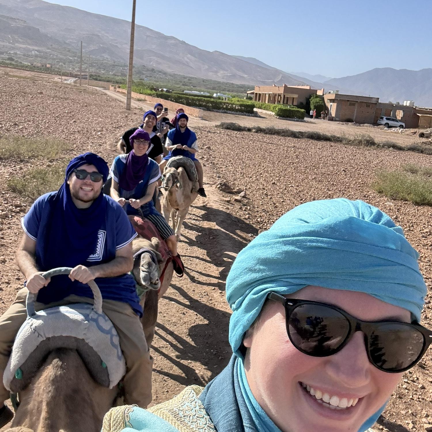 Camel ride in Morocco!