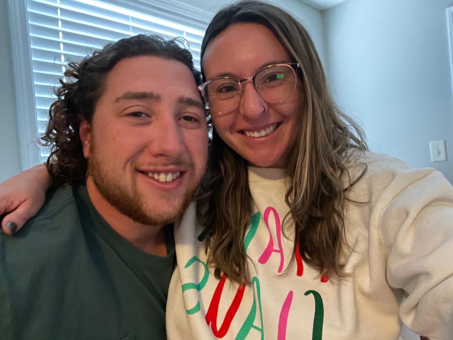 December 2023, getting excited for our upcoming wedding 🤗