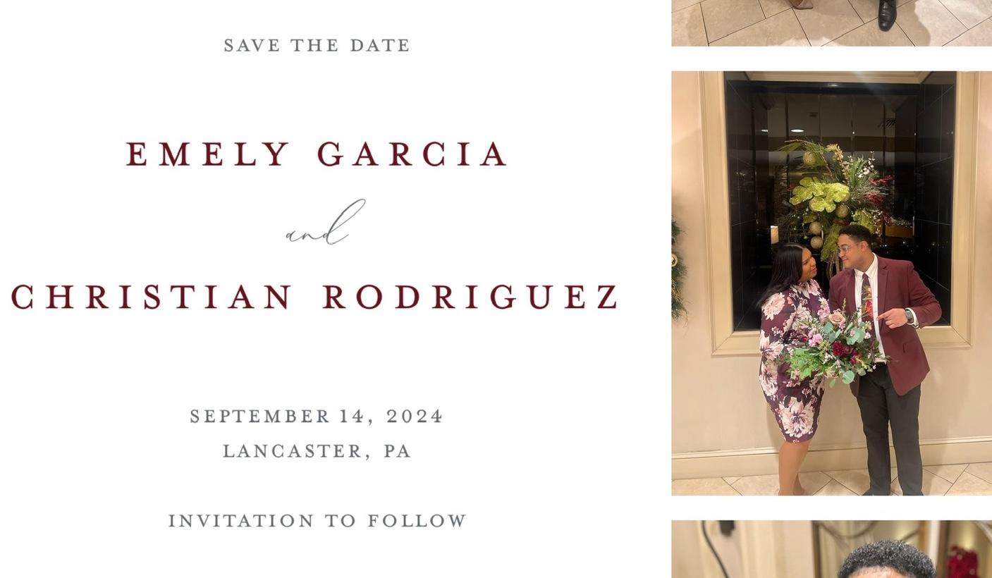 The Wedding Website of Emely Garcia and Christian Rodriguez