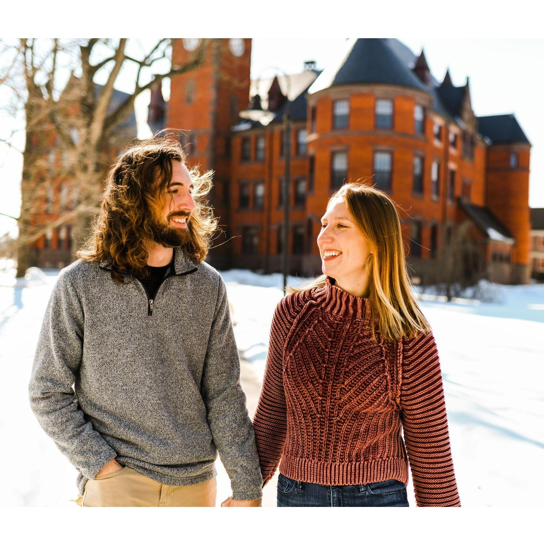By the time we wed on October 9th, we'll be 6 years deep in an awesome relationship.

This shot was captured by our wonderful wedding photographer, Lindsey Maree Stauffer, in February.