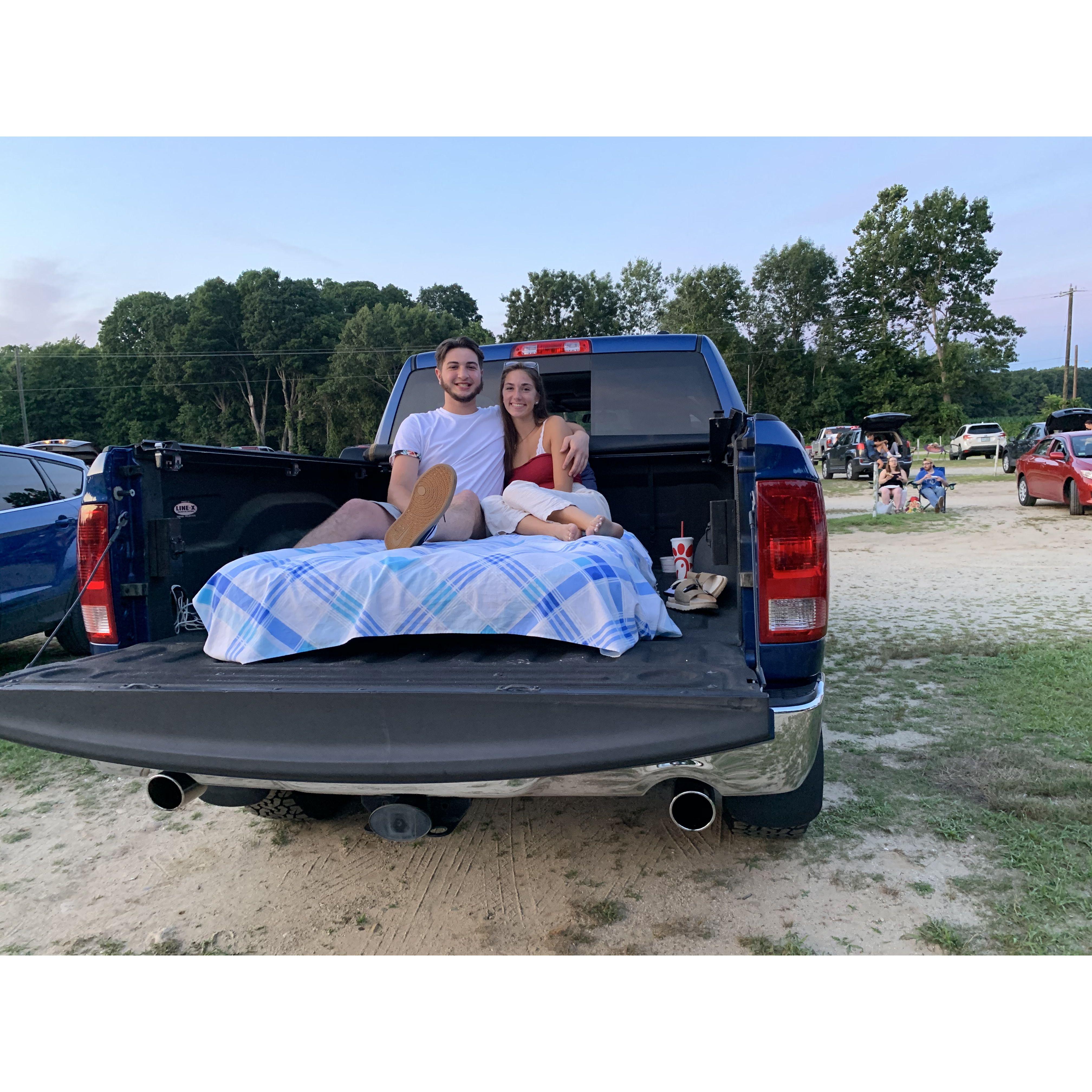 2 year anniversary- drive in movie