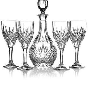 Godinger - Stemware, Dublin Wine 5 Piece Set Wine Set