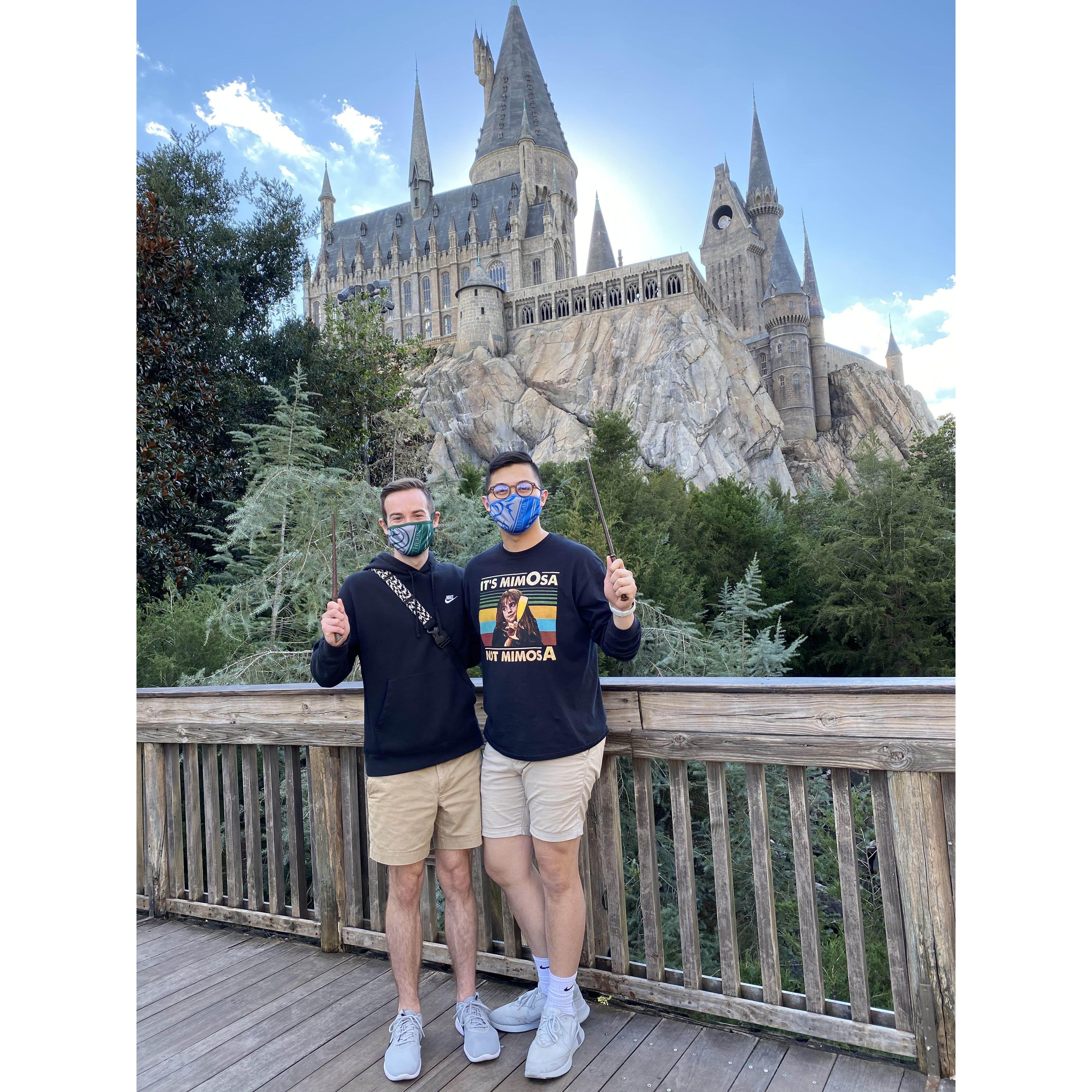 Hogwarts was our favorite place at Universal Studios, FL - January 2021
