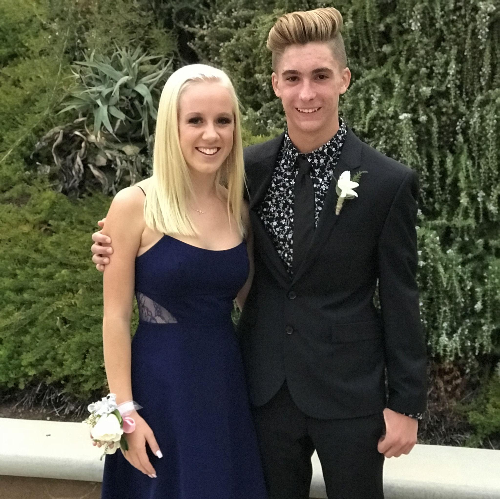 Sophomore year Homecoming! Still not each other's dates....