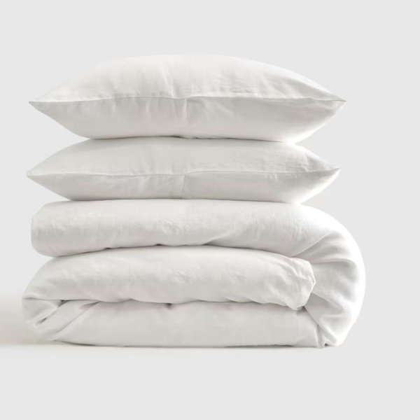 European Linen Duvet Cover Set - King/Cal King
