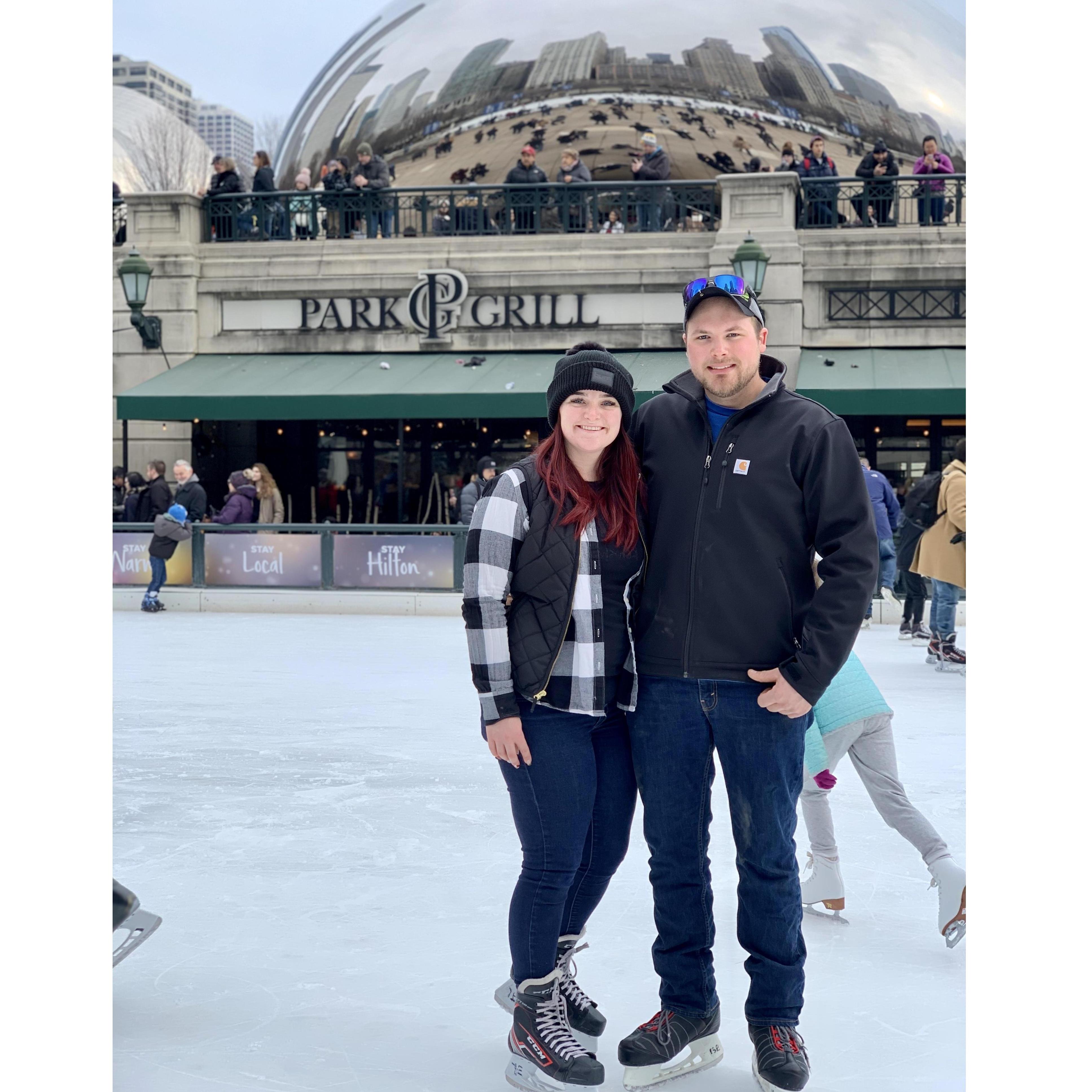 Chicago, ice skating