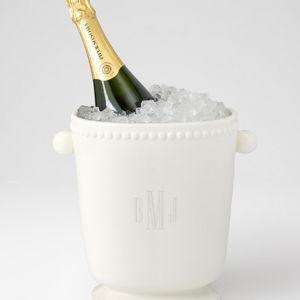Beaded Ceramic Wine Bucket