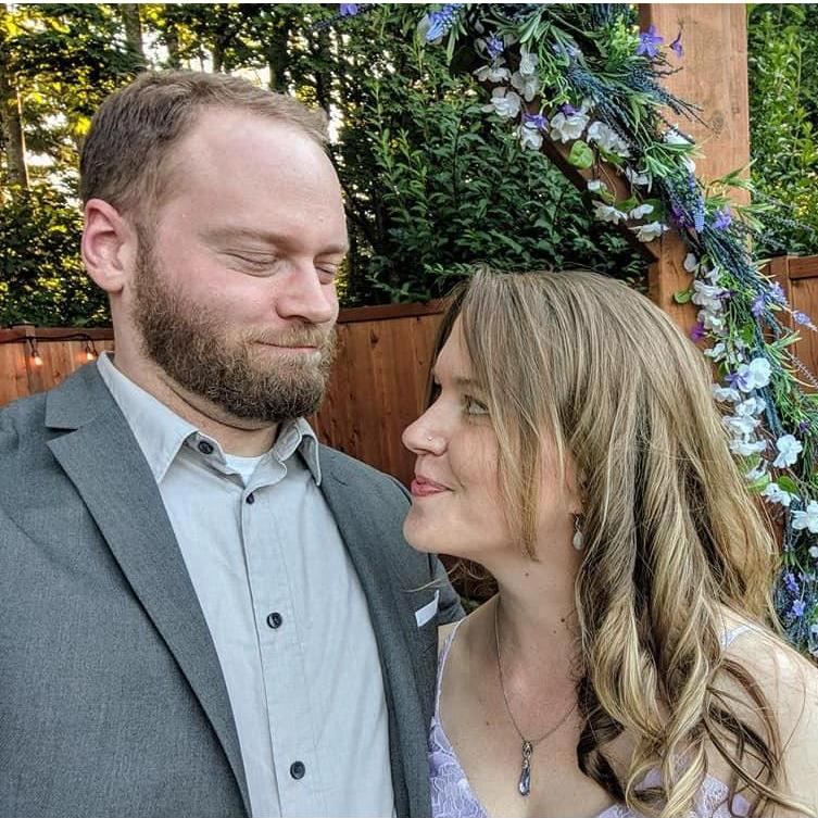 At a wedding in July 2019