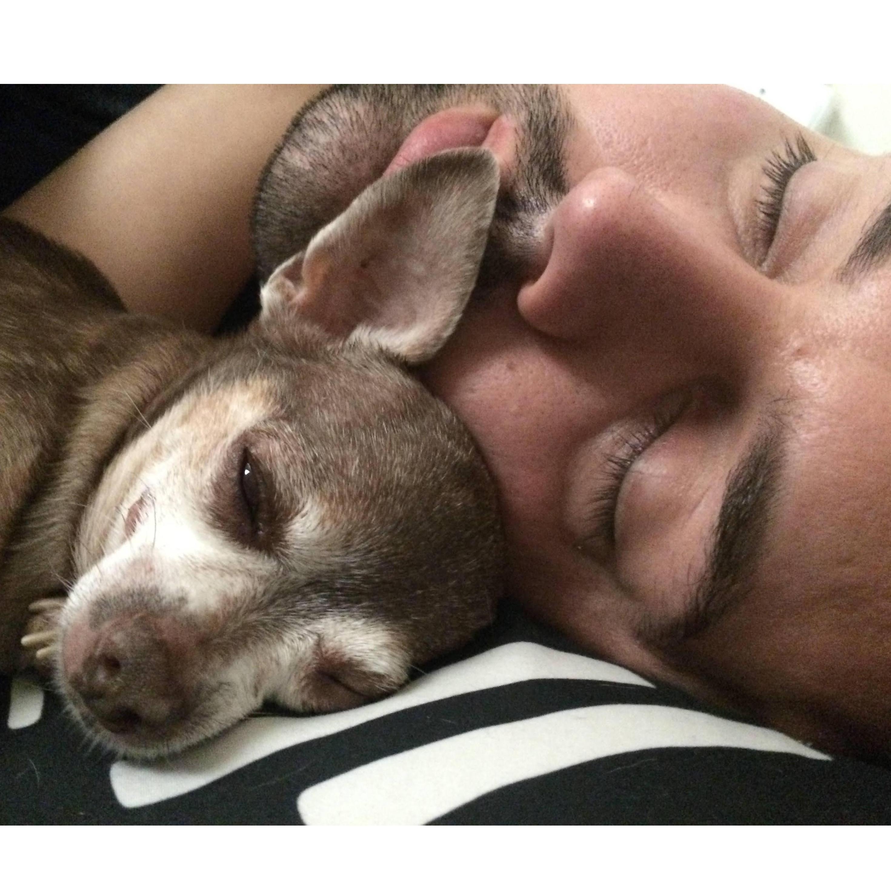 one of the few that she trusts, Chiquita loves his energy