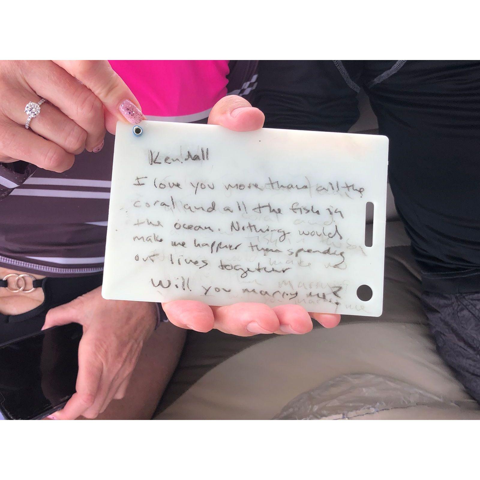 The Proposal
Scuba Diving Engagement 65ft underwater in Antigua