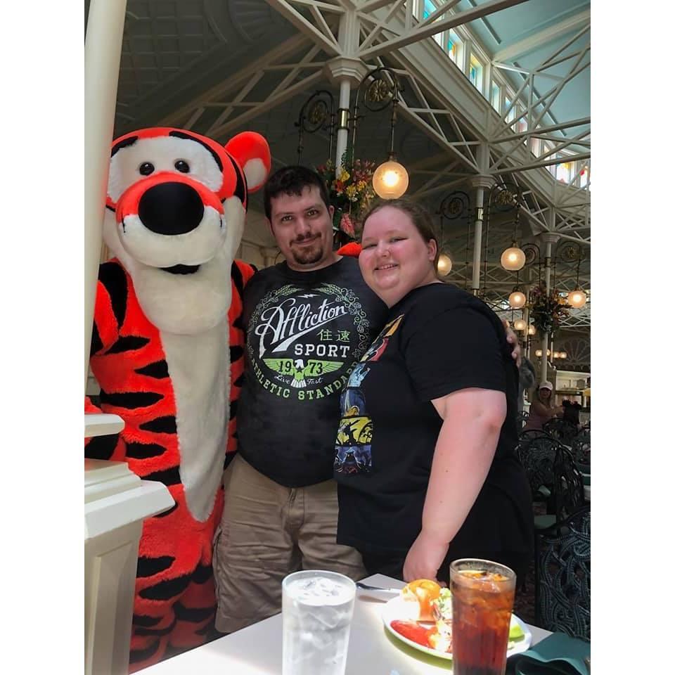 This was taken when Allison went to Disney for the first time.