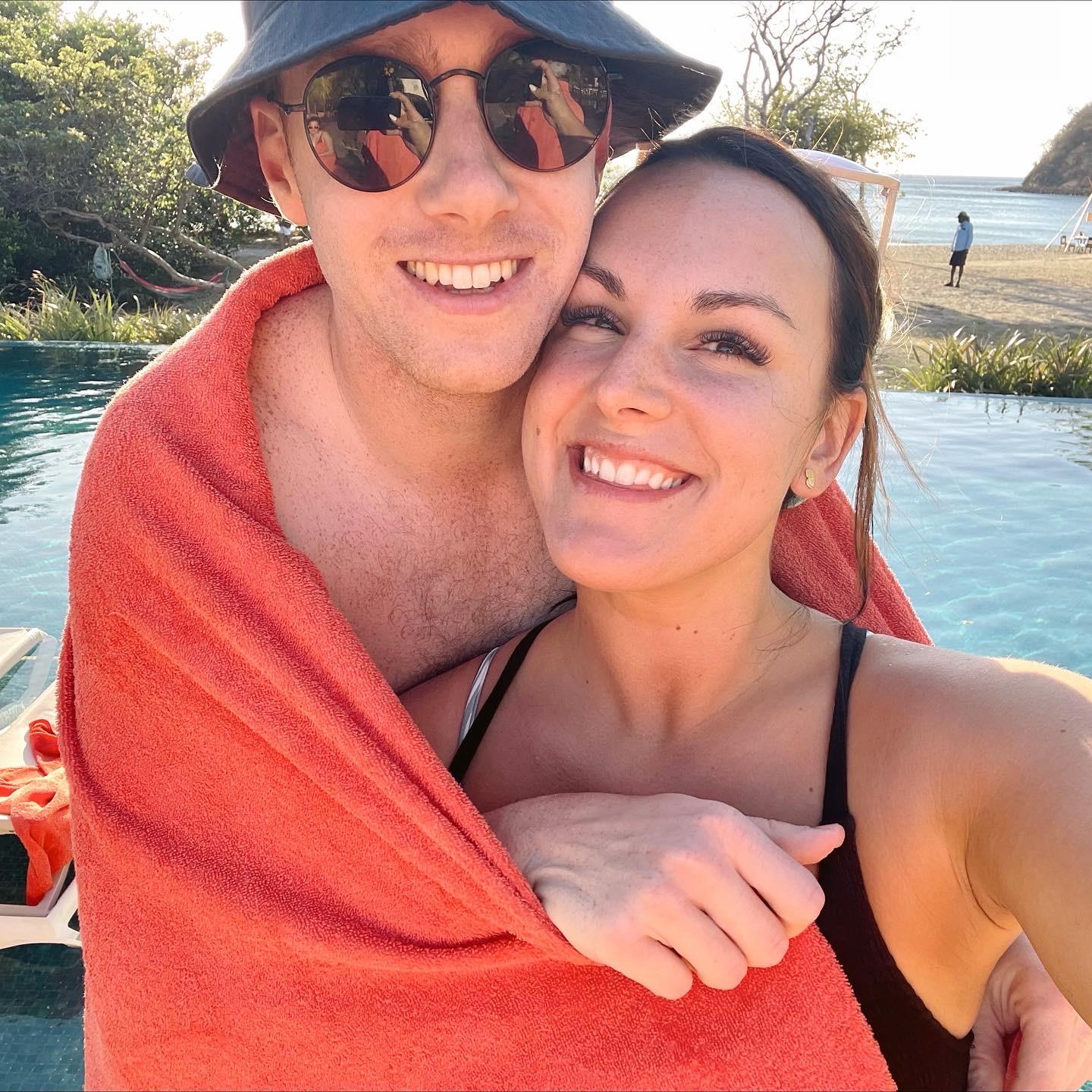 Jack lost his sunnies on the first day of our vacation, so he's wearing mine..