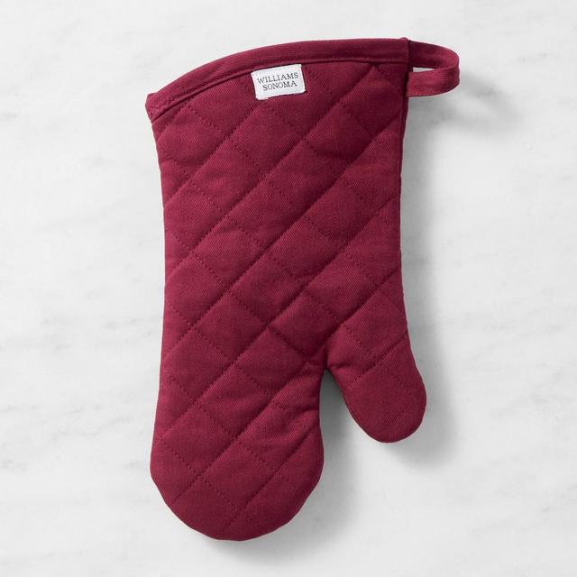Williams Sonoma Solid Oven Mitt, Pomegranate