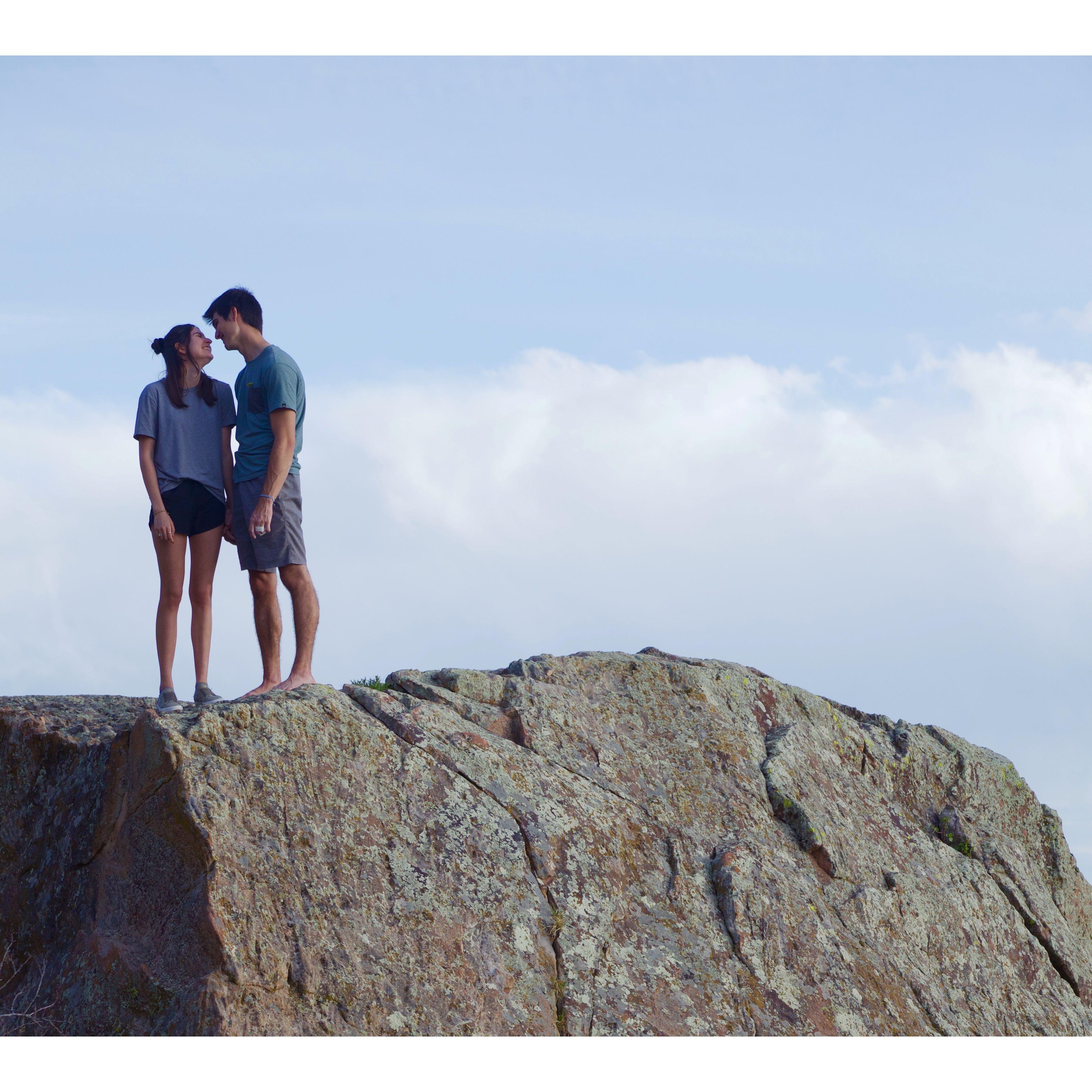At Horsetooth Reservoir in 2019