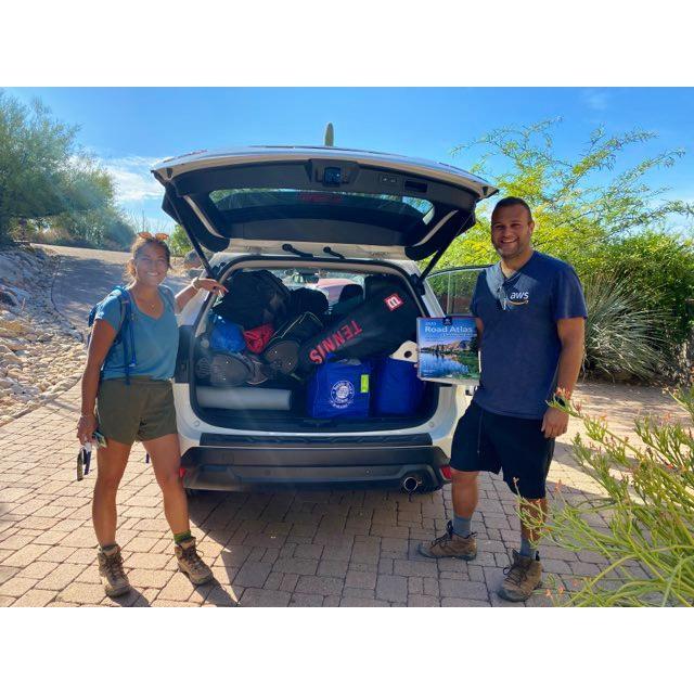 Then we packed our bags...