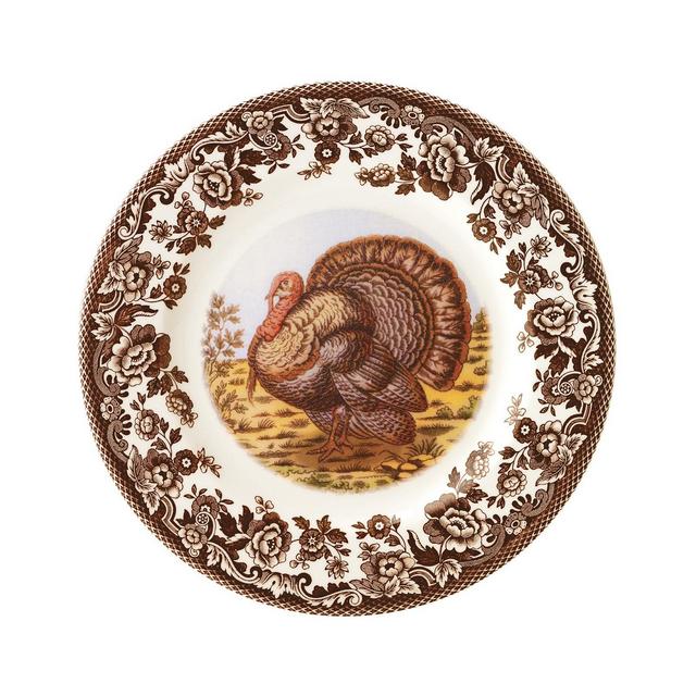 Spode "Woodland" Turkey Salad Plate