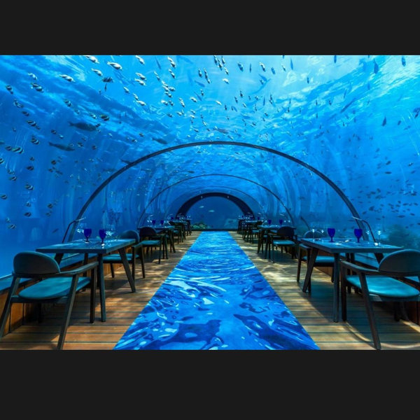 Underwater dinner for 2 Hurawalhi Island Resort
