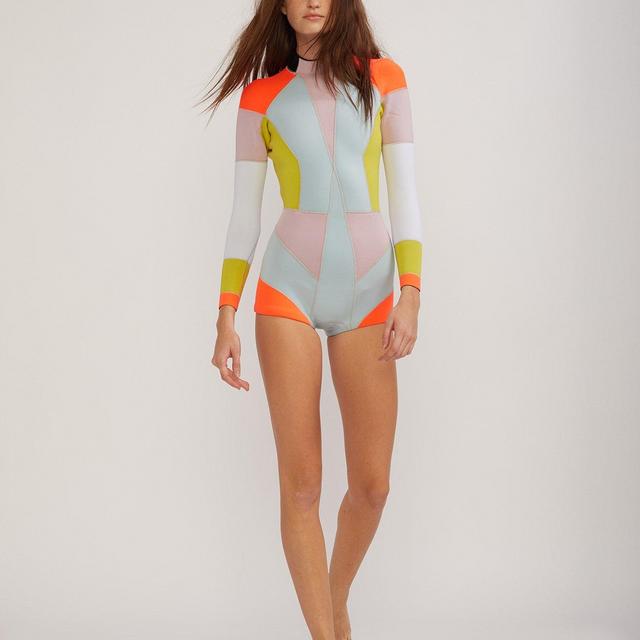 Peach Combo Colorblock Wetsuit