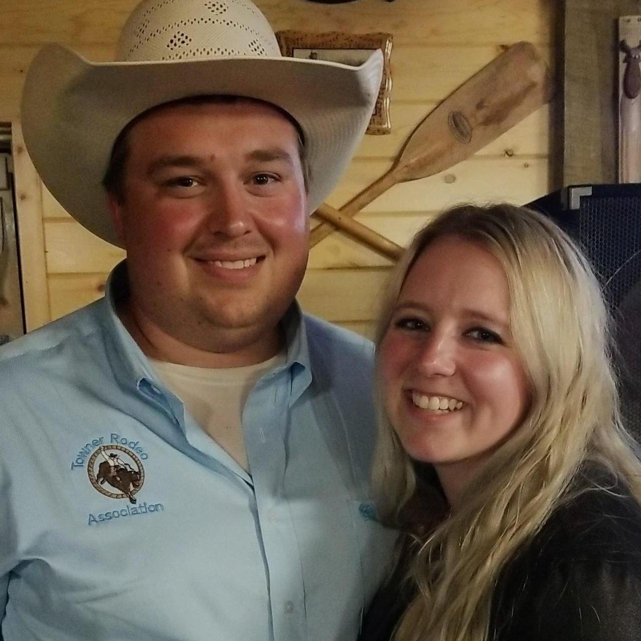 Matthew & Heather at the Towner Rodeo 2019.