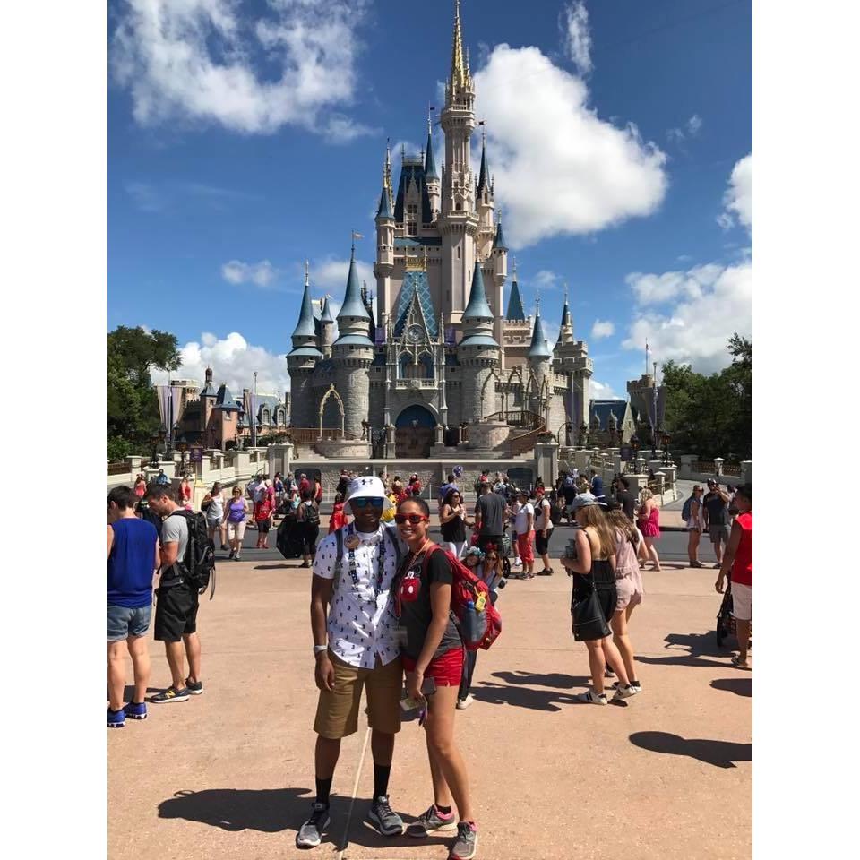 Our first trip together was in 2017 to Disney World with friends.
