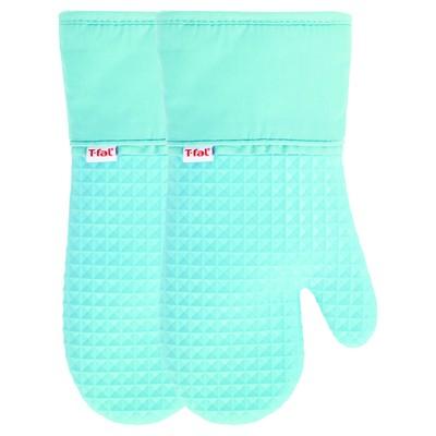 2pk Teal Waffle Silicone Pot Holder (7.5x8.25) - T-fal : Target