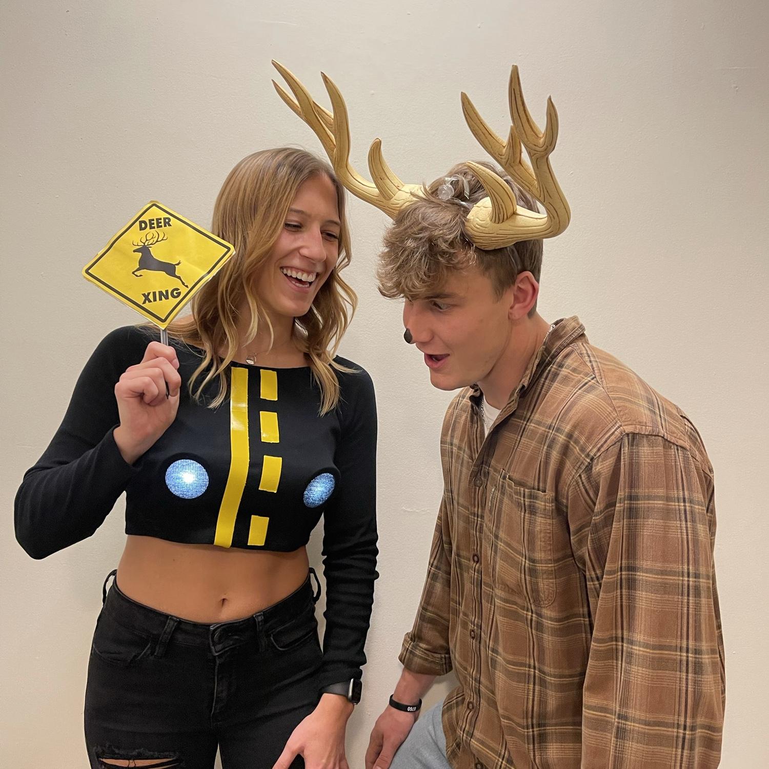 Deer in headlights - Halloween 2021!