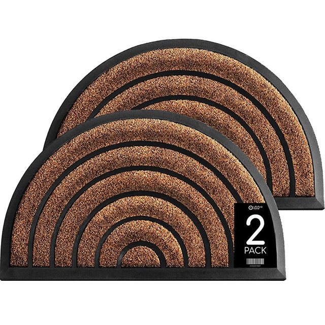 Door Mat - Welcome Mat - Front Door Mats Outdoor - Doormat - Welcome Mats Outdoor - Door Mats Outdoor - Fall Door Mat - Brown Doormat - 2 Pack Outdoor Mat