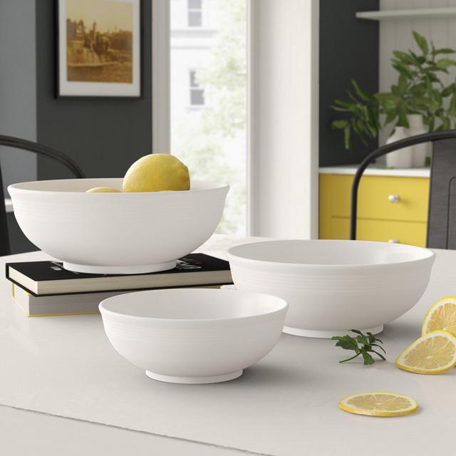 Oak Park 3 Piece Serving Bowl Set